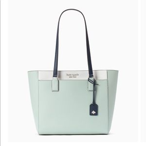 Kate Spade ♠️ NWT Colorblock Laptop Tote Spring M